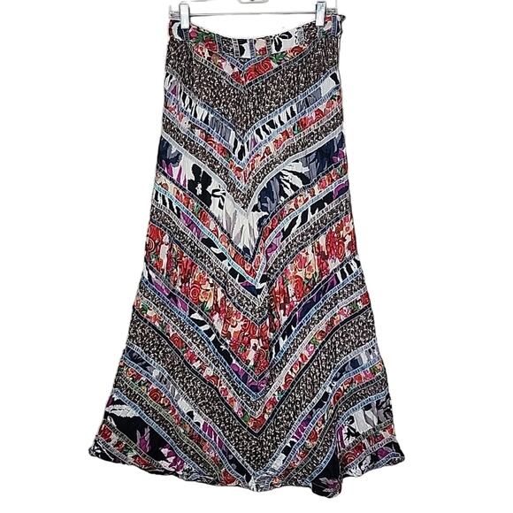 Free People Intricate Patchwork Skirt - Picture 2 of 7